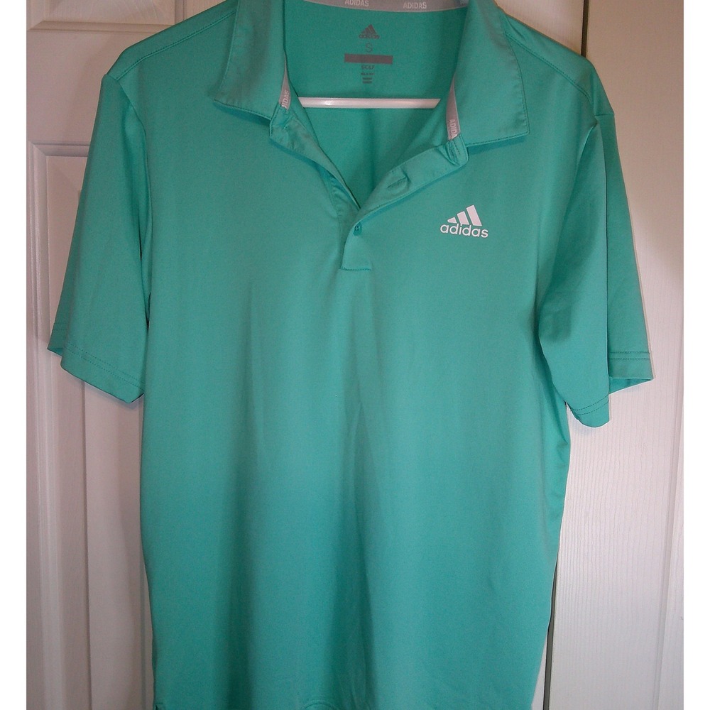 Adidas Golf Polo Shirt Performance Athletic Training Tee Small‎